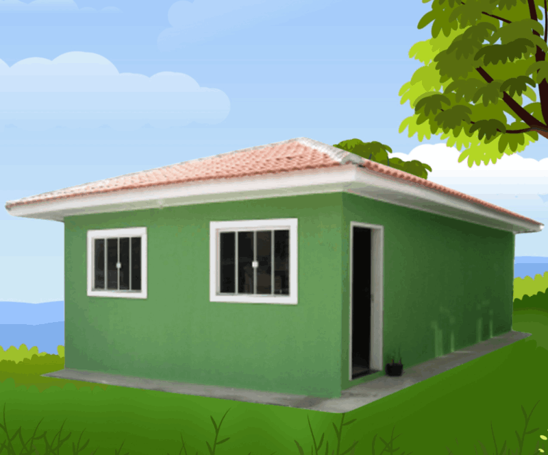 Casa Pré-Fabricada de Alvenaria 5m x 8m Curitiba