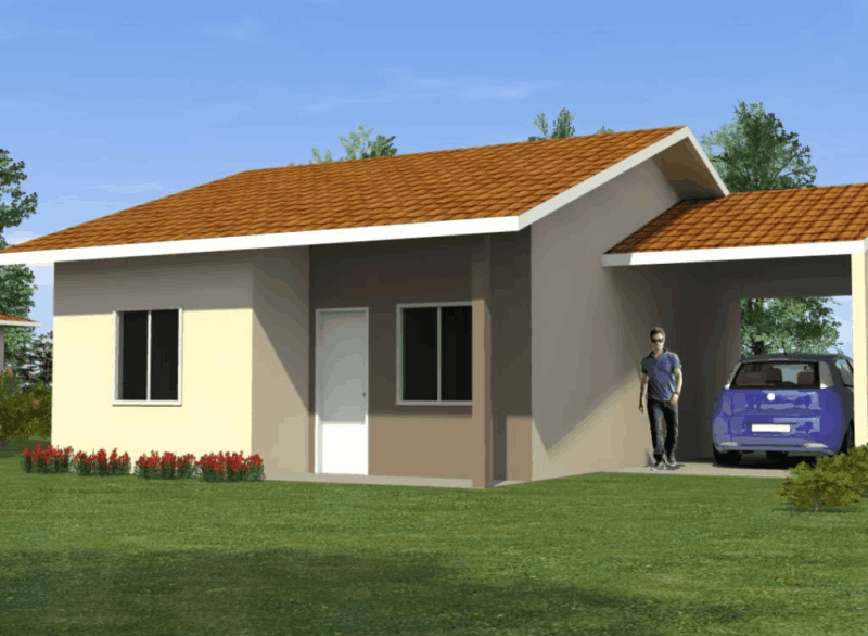 Casa Pré-Fabricada de Alvenaria 6m x 7m Curitiba