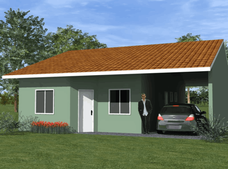 Casa Pré-Fabricada de Alvenaria Premium 6m x 10m Curitiba