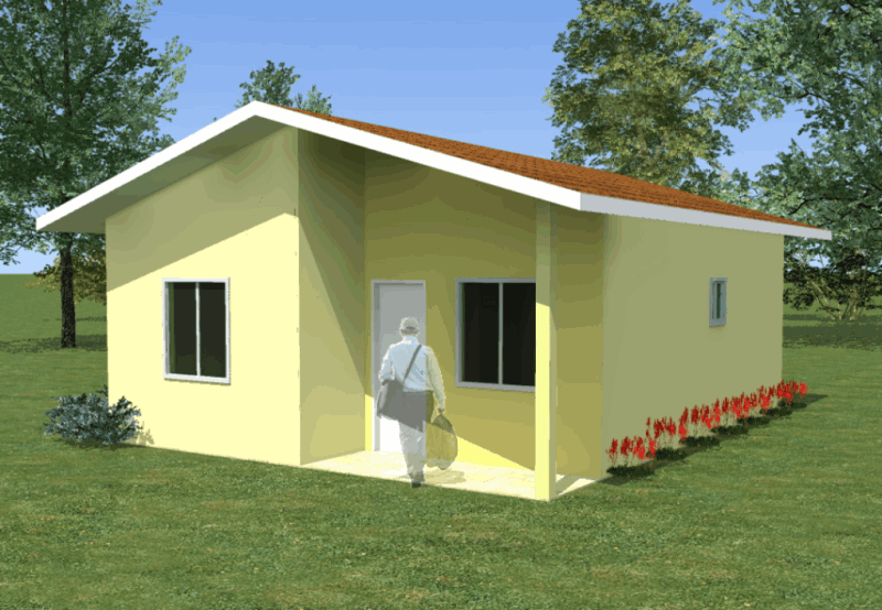 Casa Pré-Fabricada de Alvenaria 6m x 7m Curitiba